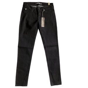 2.BW/U (to be with you) Jeans Low Rise Skinny Tapered Black Jeans Size 3